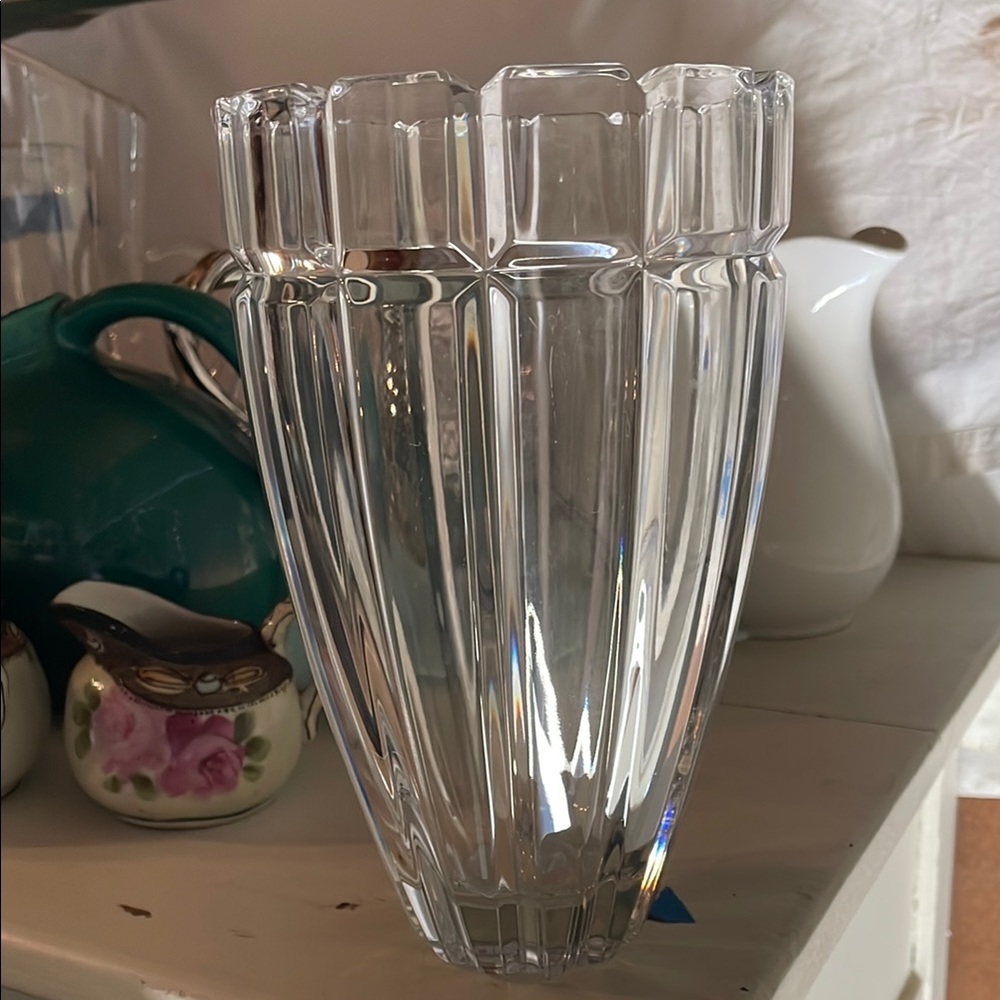 Mikasa Gray Art Deco Accent Vase